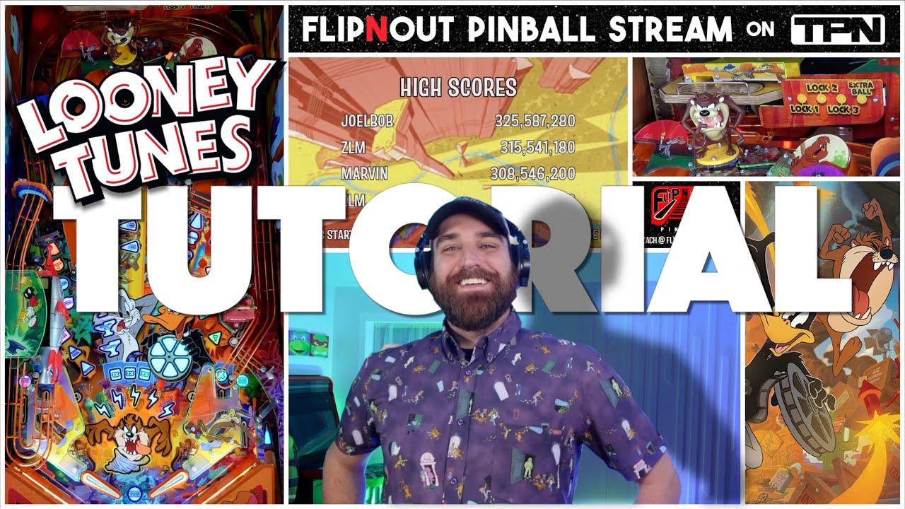 Looney Tunes Pinball Tutorial (Flip N Out Pinball, 2024)