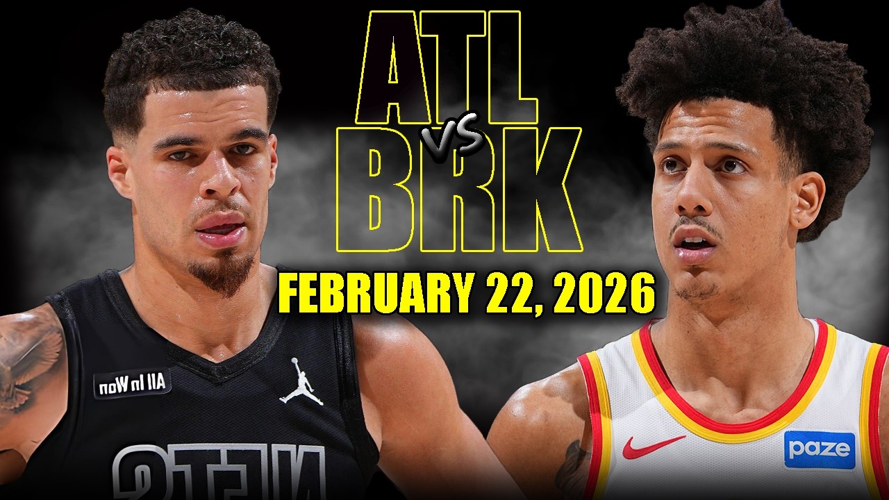 Atlanta Hawks vs Brooklyn Nets Full Game Highlights &ndash; February 22, 2026 | NBA Season