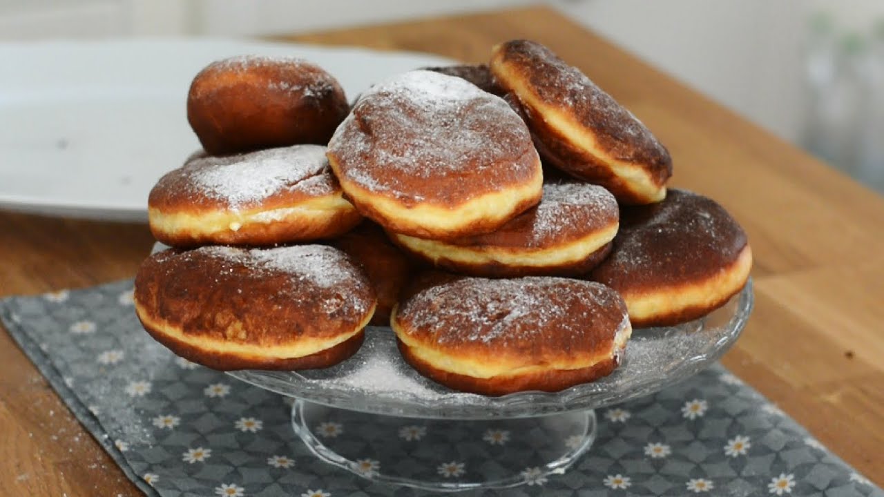 Przepis na pączki z kremem waniliowym 🍩🍩🍩 Pyszne !