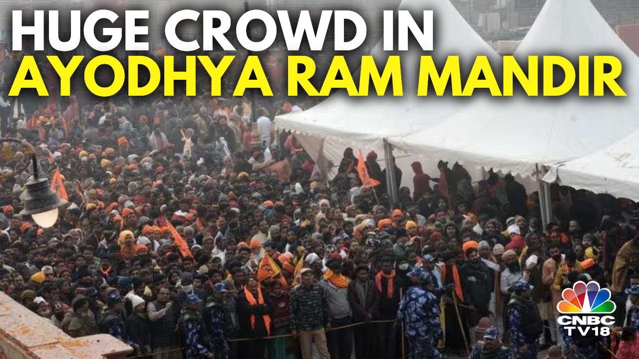 Ayodhya's Ram Temple Packed 3 Days After &lsquo;Pran-Pratishtha&rsquo;  | N18V | CNBC TV18