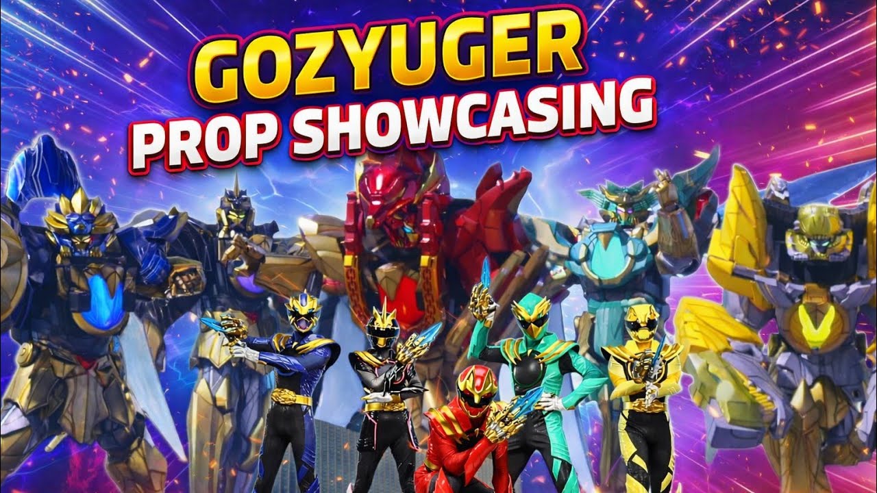 Gozyuger Prop Showcasing! | Compilation Video