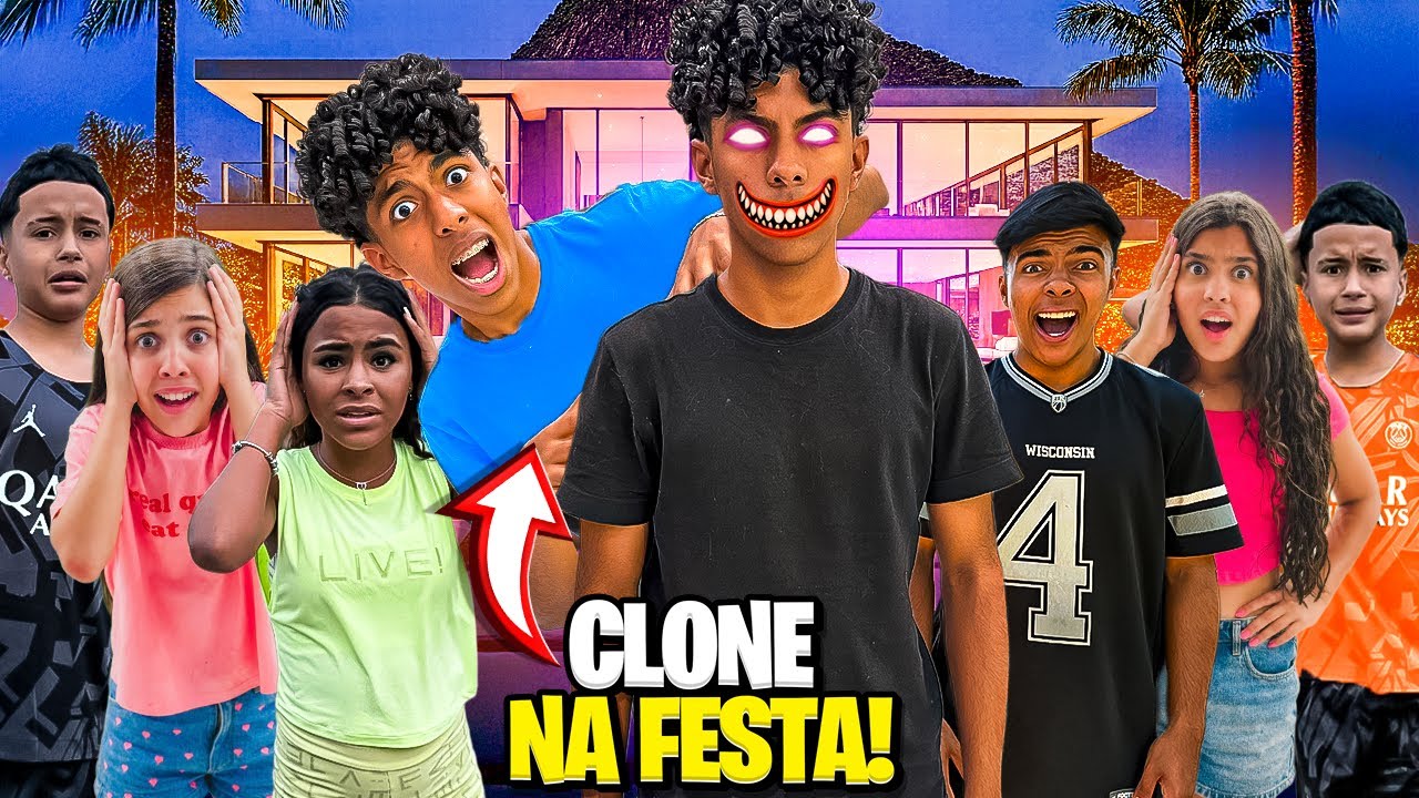MEU CLONE DA DEEP WEB NOS SEGUIU E INVADIU A FESTA…