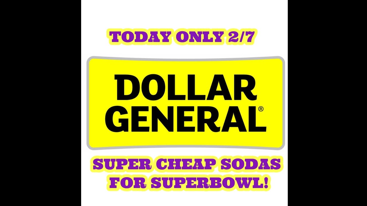 Дешевая газировка к Супербоулу в Dollar General 7 февраля!