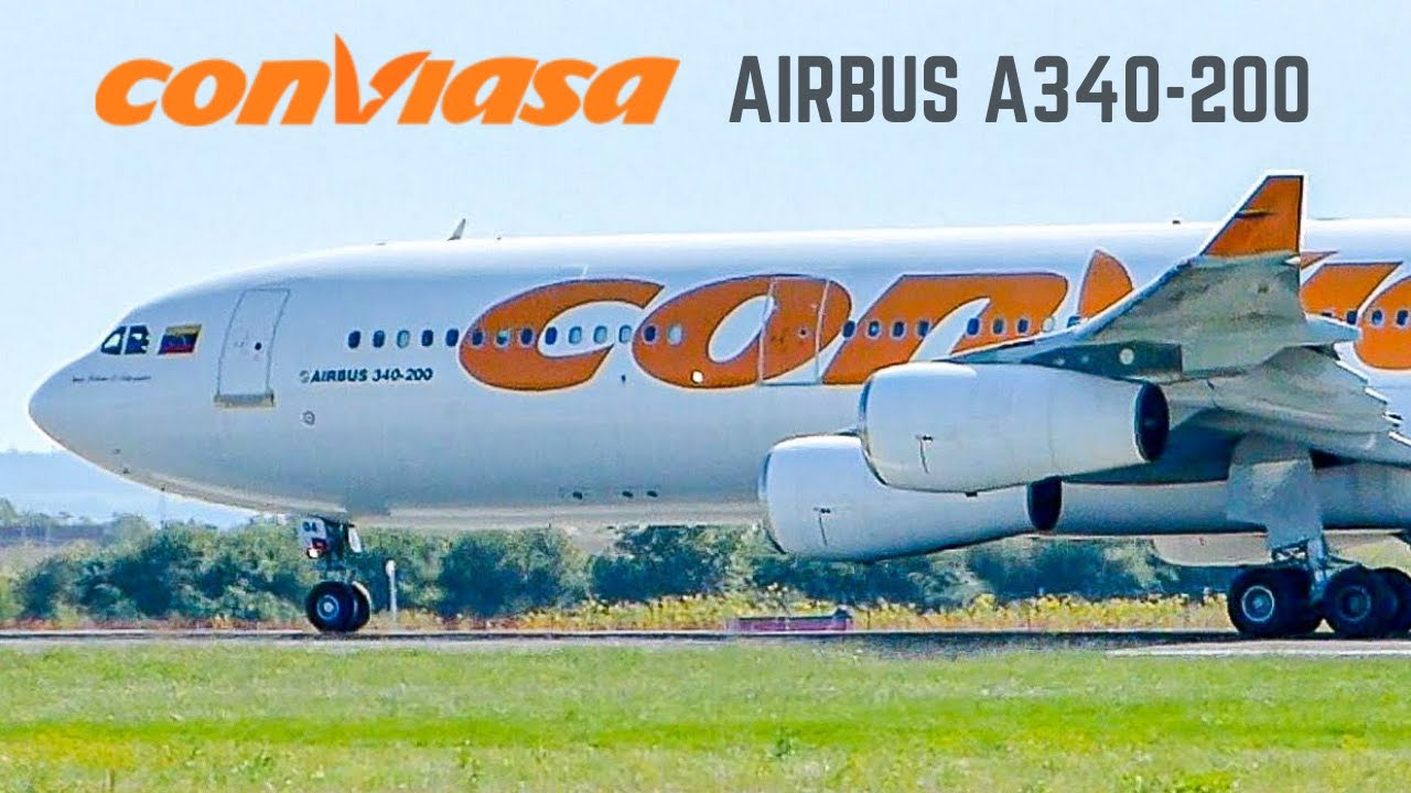 THE ONLY PASSENGER AIRBUS A340-200 IN THE WORLD! | Conviasa A340 Heavy Takeoff from Belgrade Airport