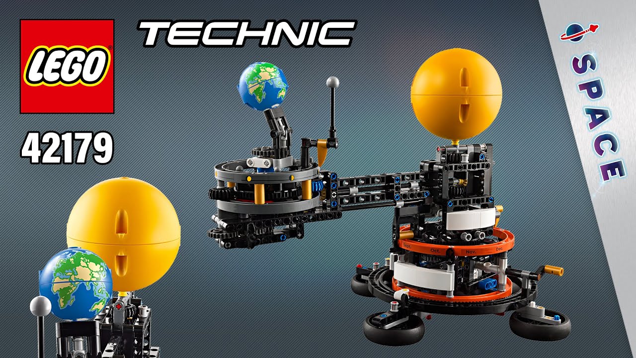 LEGO® Technic™ Planet Earth and Moon in Orbit (42179)[526 pcs] Step-by-Step Building Instructions