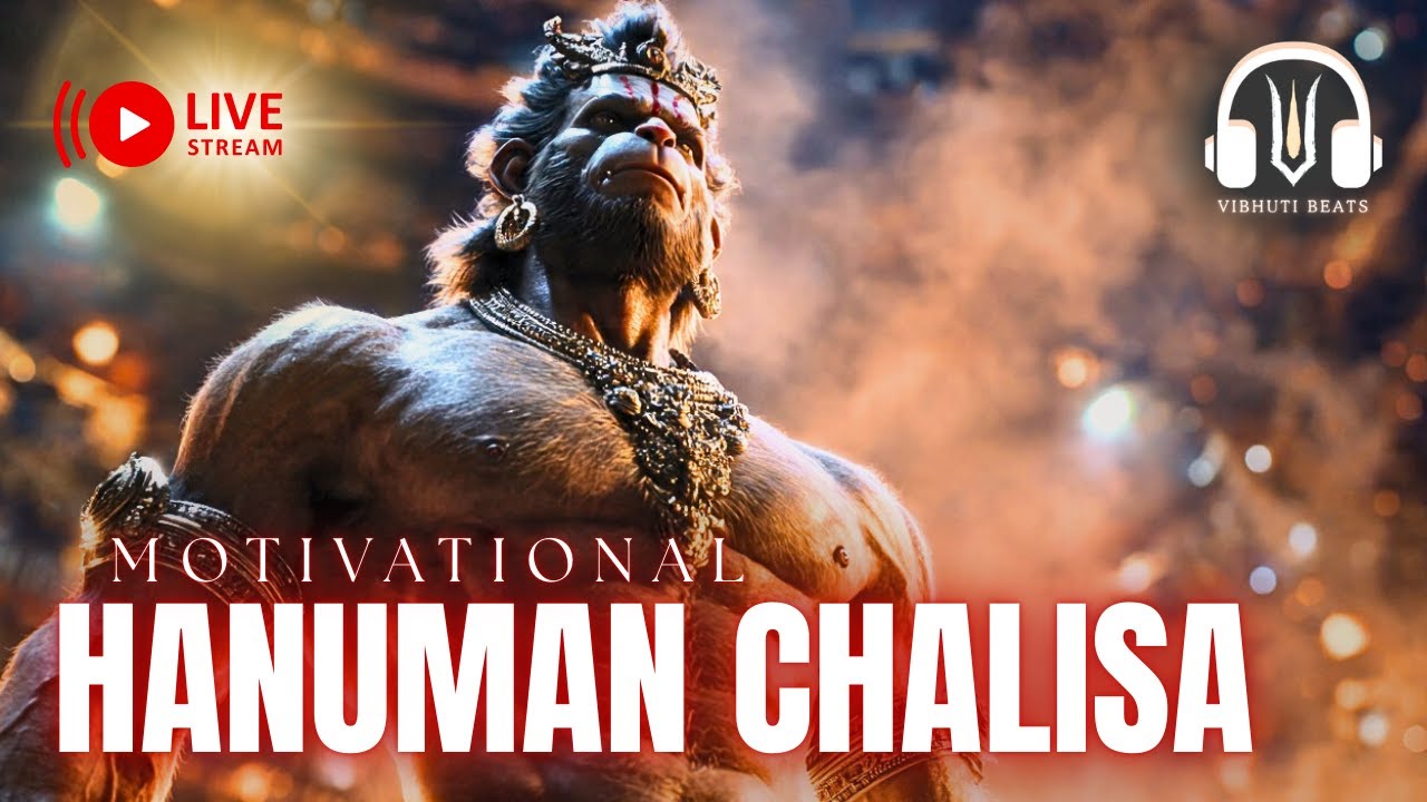 🚩 LIVE: Hanuman Chalisa - Sandhya Path | Evening Prayer & Gym Motivation - Divine Power! 💪