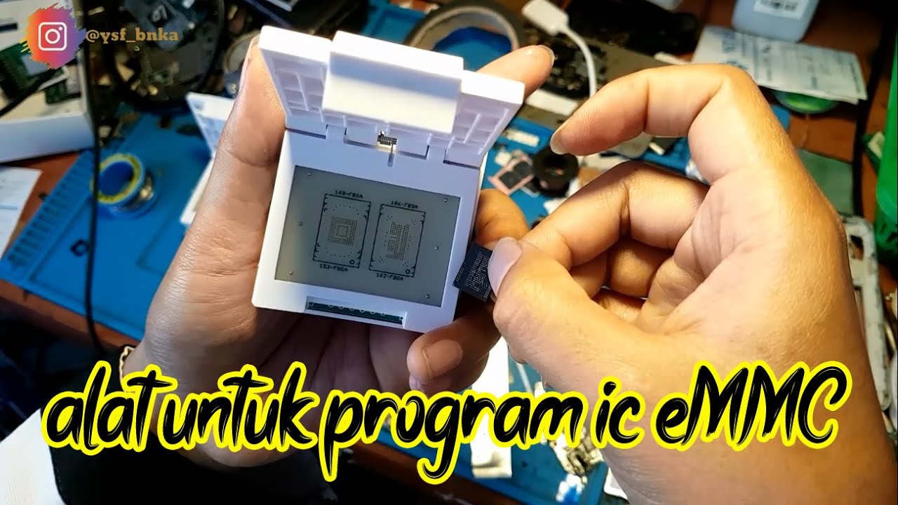 Alat untuk memprogram ic eMMC