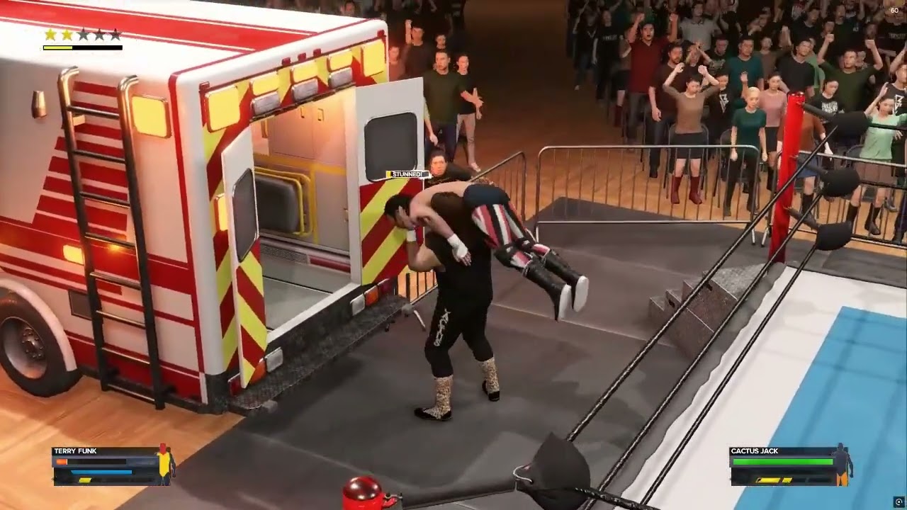 Terry Funk vs Cactus Jack [Ambulance Match] [Bonus Match]