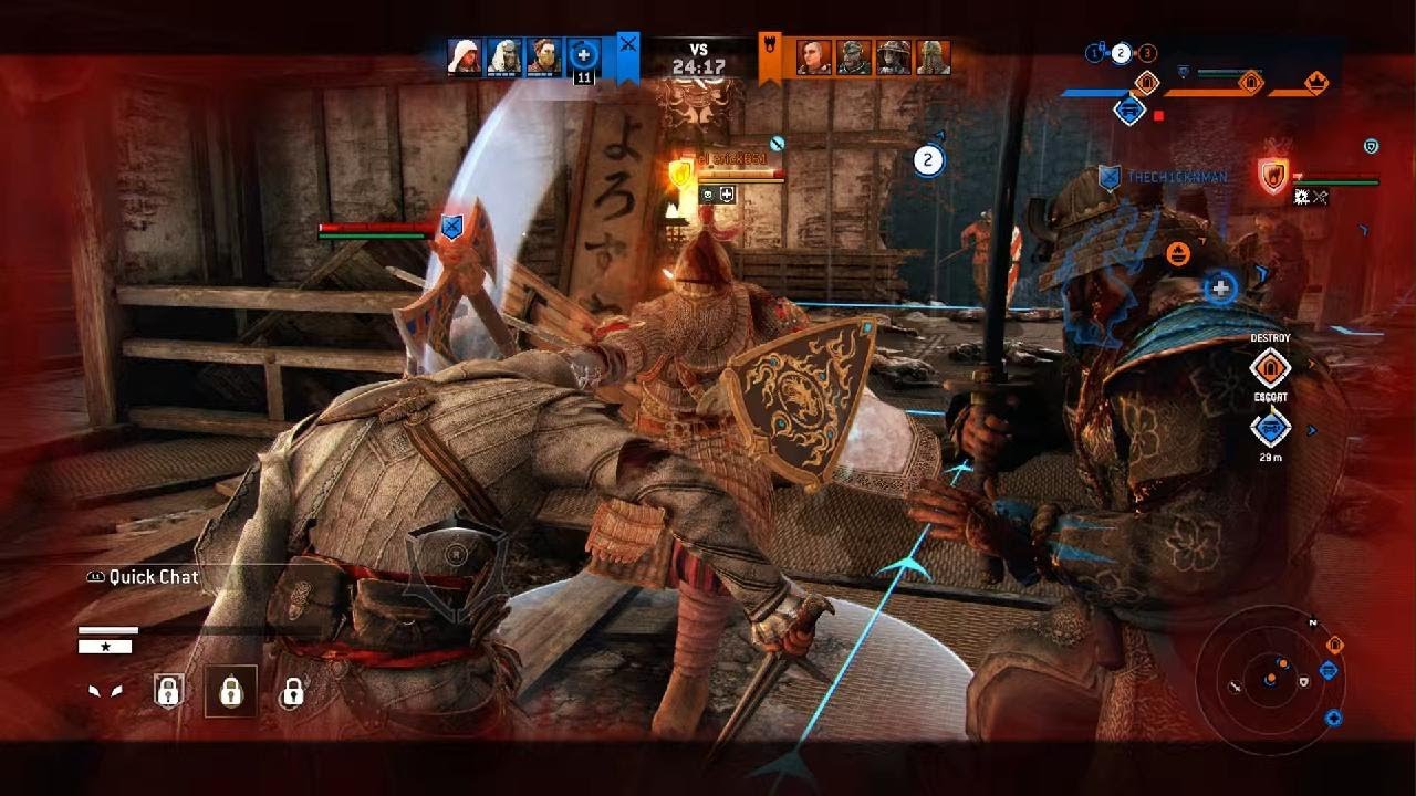 For Honor/ My team didn't understand objectives at all but won anyway (commentary)
