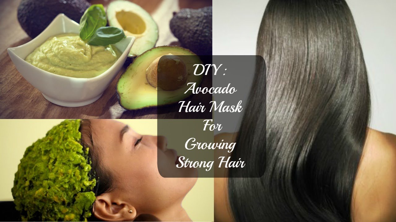 DIY: Avocado hair mask for growing strong hair