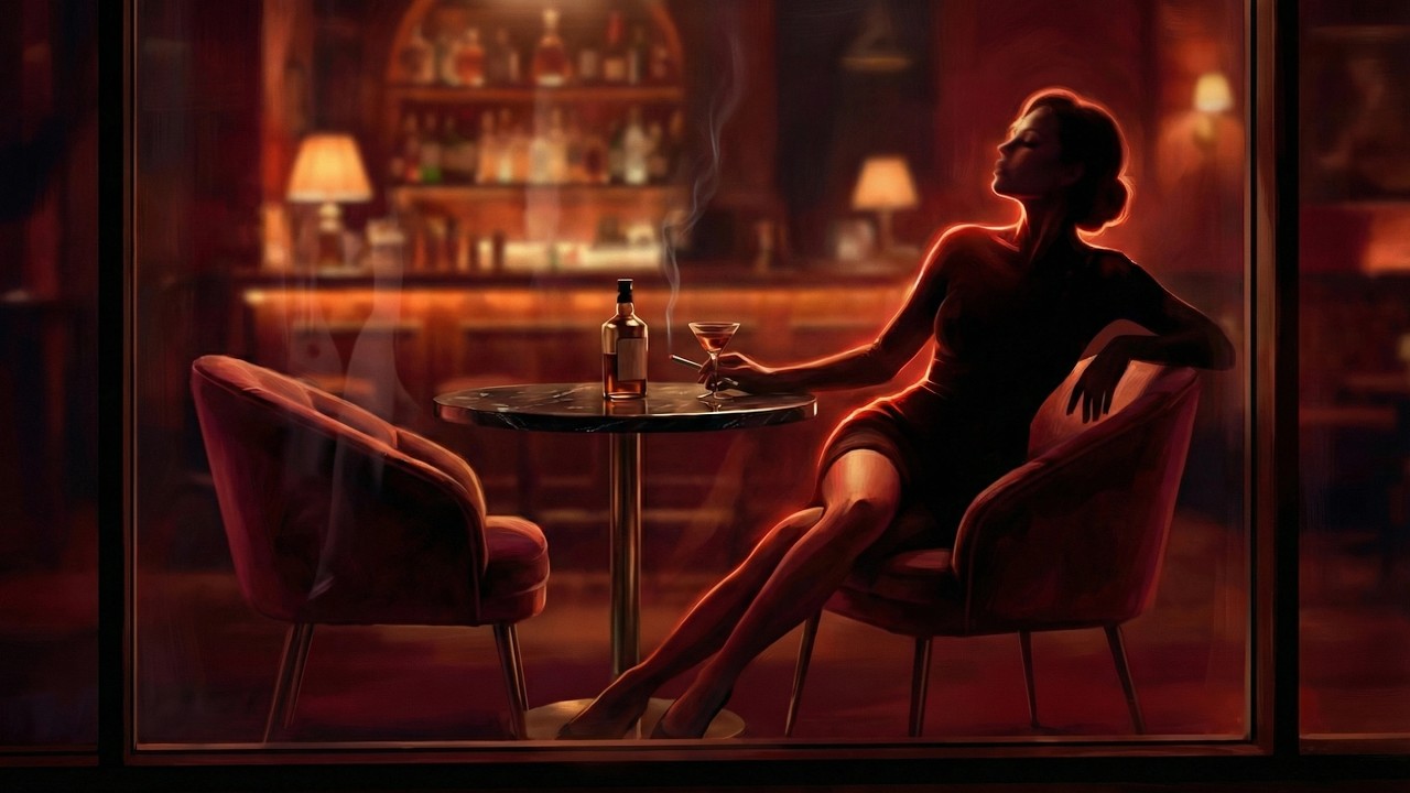 1930s Jazz Noir — Last Call at the Crimson Bar
