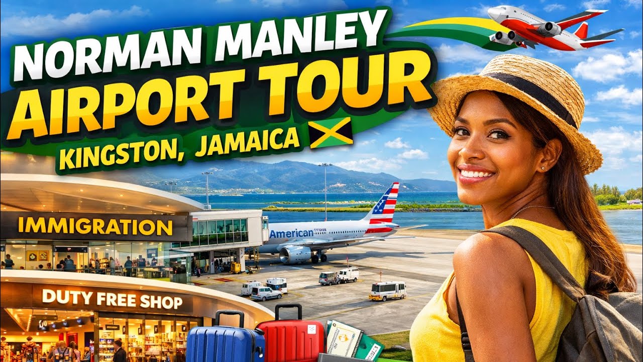 Экскурсия по международному аэропорту имени Нормана Мэнли 🇯🇲 | Пешеходная экскурсия по аэропорту ...
