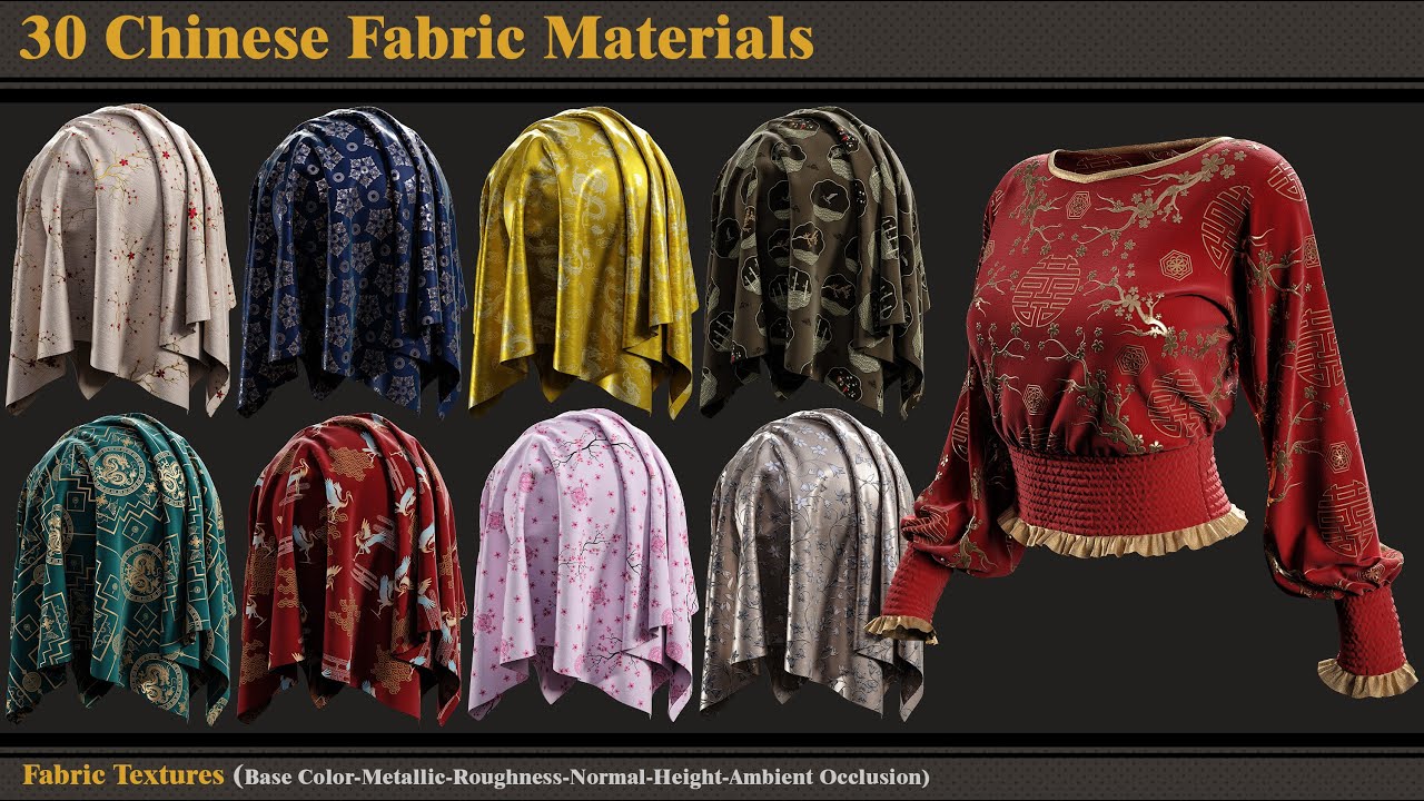Chinese Fabric Material(Guide Video)