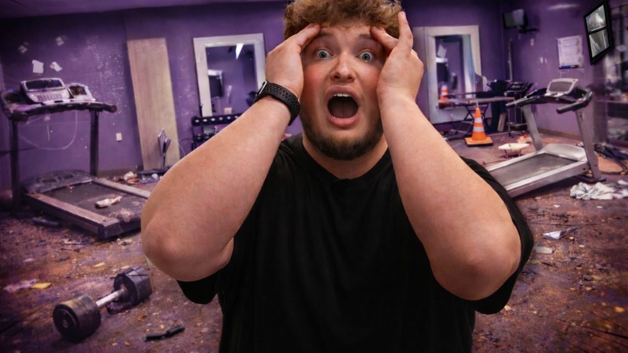 LEGS IN THE WORST HOTEL GYM!?