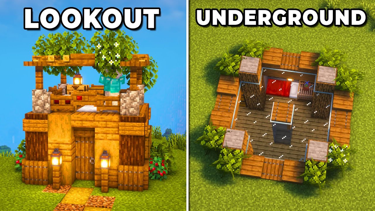 3 Simple Starter Bases for 1.21 Survival Minecraft! #6