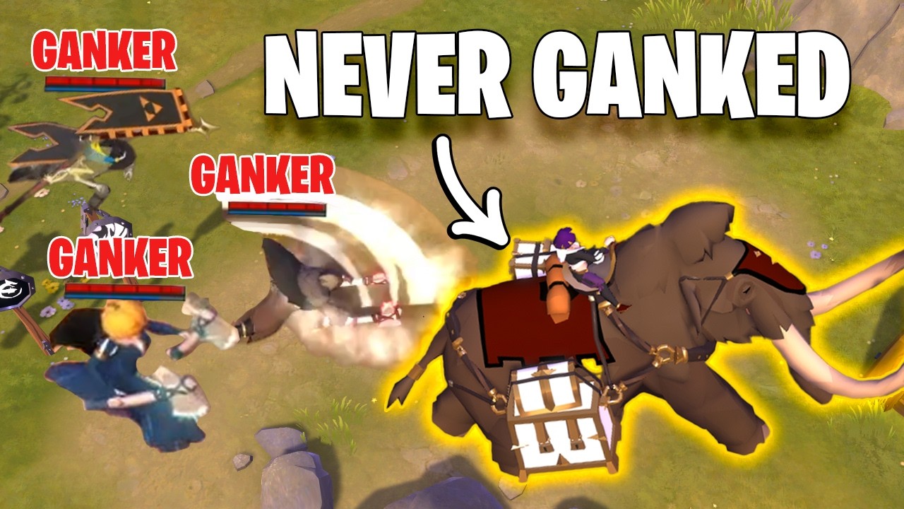 How to NEVER be GANKED AGAIN | Albion Online Transporting