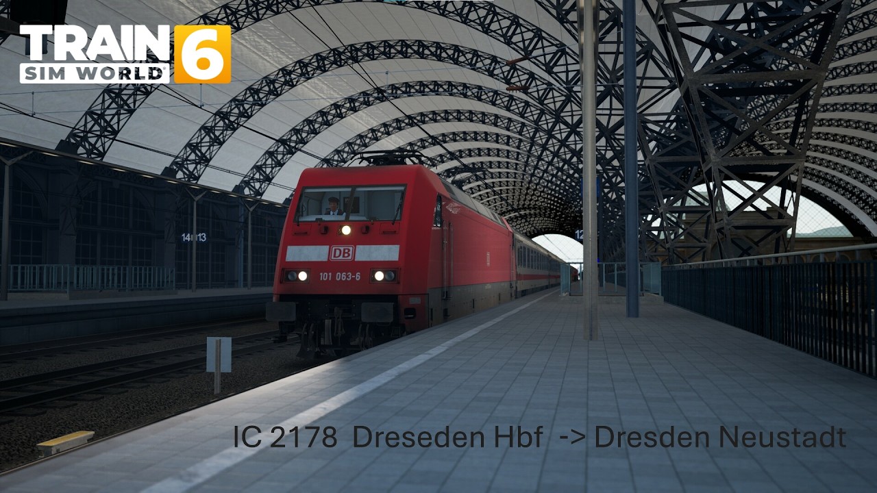 Mit der BR 101 von Dresden HBF nach Dresden Neustadt