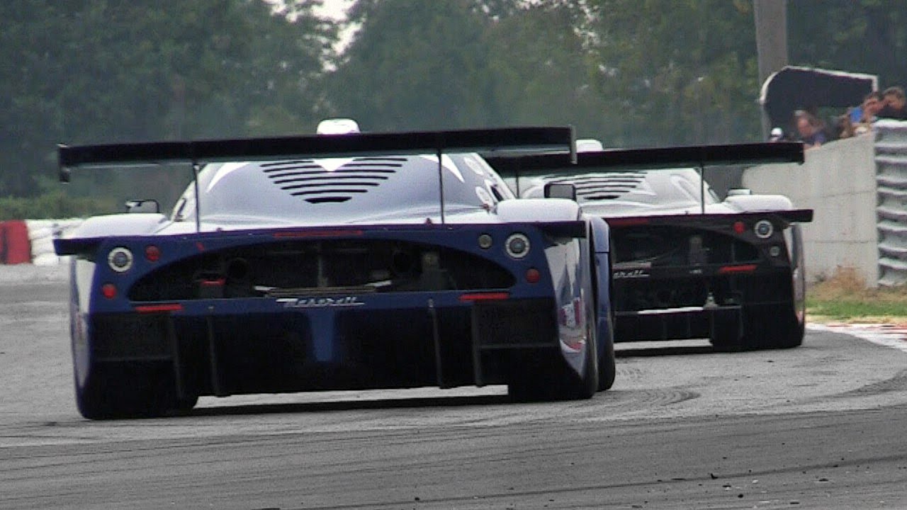 Maserati MC12 GT1 Sound - Warm Up, Accelerations, Fly Bys & More