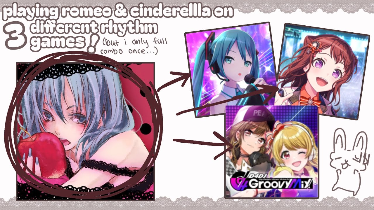 i play romeo & cinderella on diff rhythm games but fail miserably