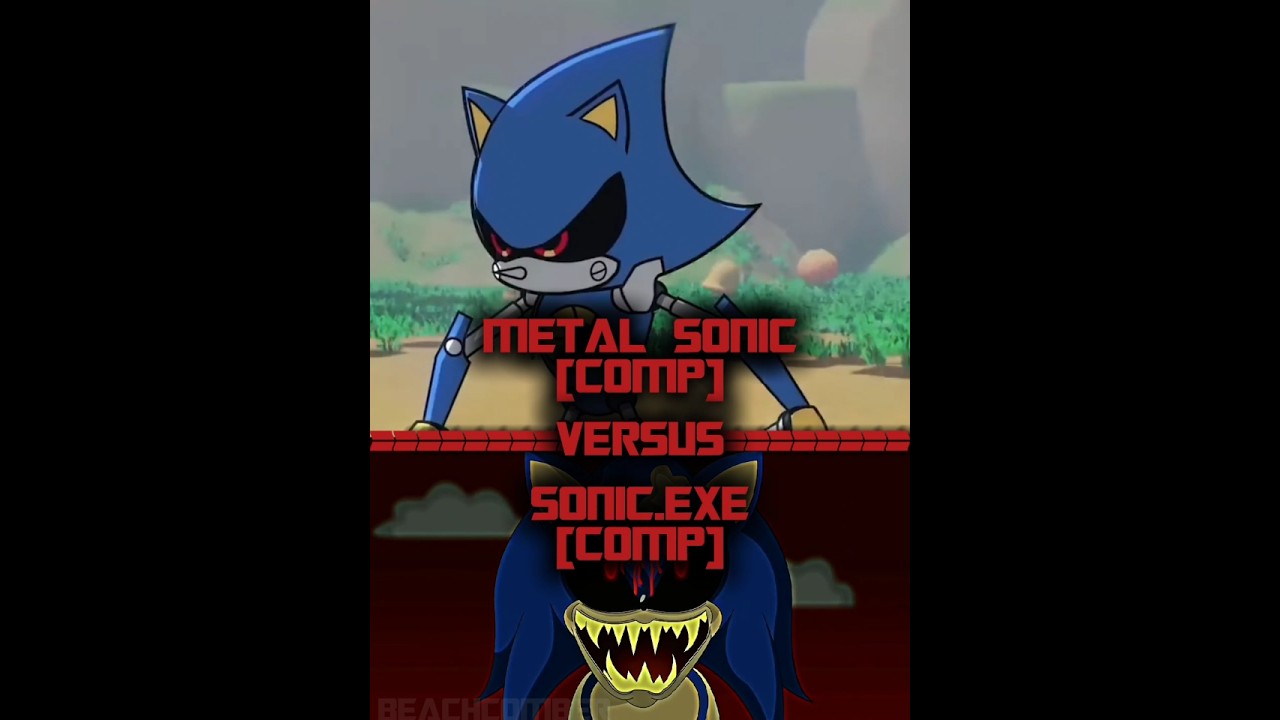 Metal sonic vs Sonic.exe #sonic #sonicthehedgehog #deathbattle #remix #edit #meme #fyp #shorts #yt