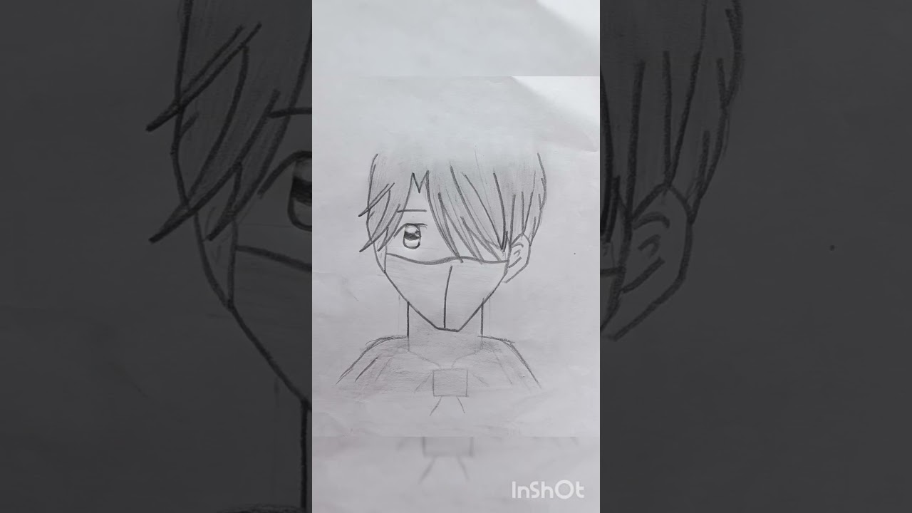 A boy drawing so easy drawing pencil sketch 