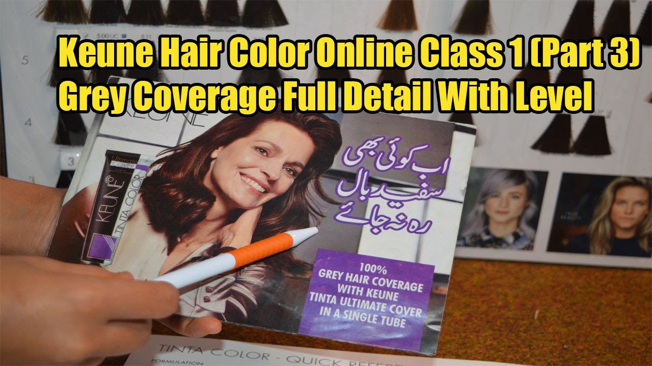 Grey Coverage With Keune UC Tube Full Proper Method |Keune Hair Color Class 1 (Part 3)
