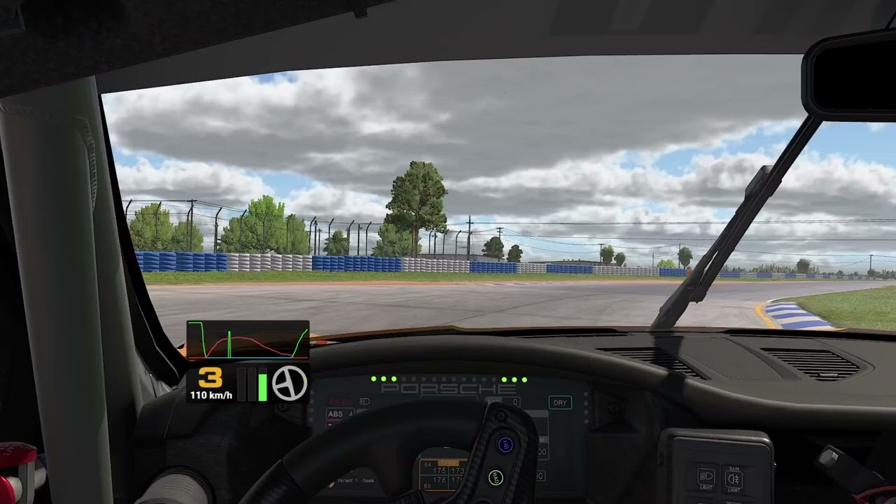 iRacing Onboard Lap: Porsche 911 Cup (992) at Sebring 26S2 Porsche Cup by CONSPIT