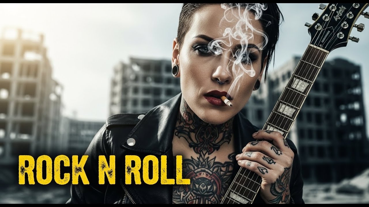 Rebel Rock Music 🔥 Female Rock Singer with Raw Guitar & Heavy Drums