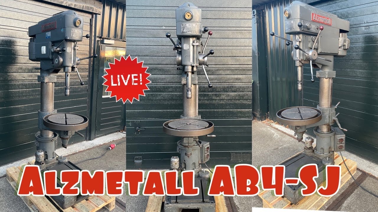 Alzmetall AB4-SJ Power Feed Variomatic Drill Press