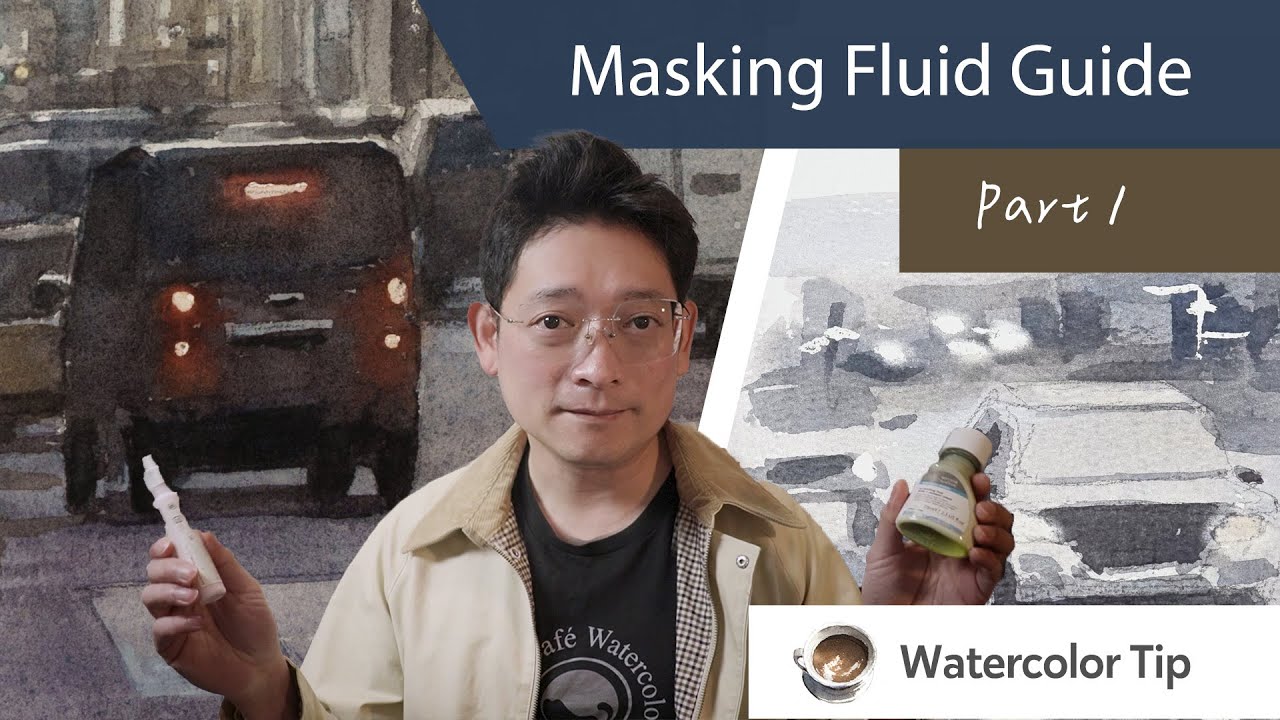 Masking Fluid - The best tool to preserve light in Watercolor