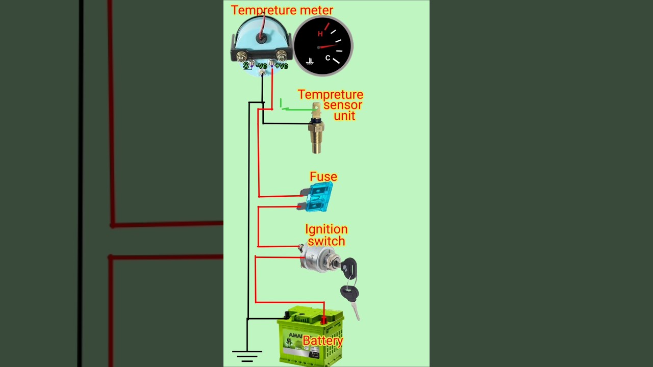 tempreture sensor Circuit/how to work tempreture sensor