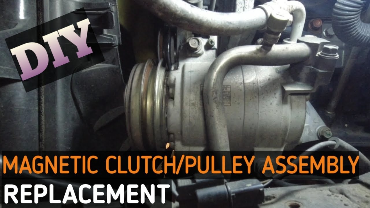Magnetic Clutch Pulley Assembly Replacement - Monterosport | DIY