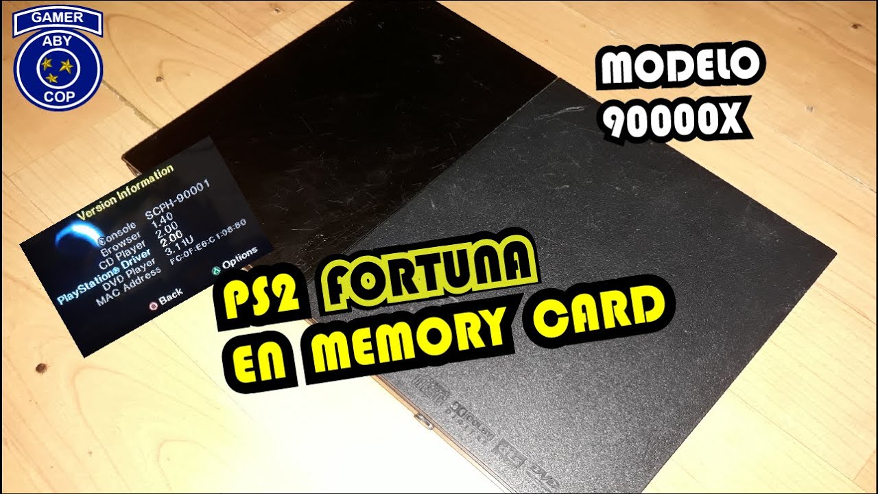 FORTUNA en PS2 Memory Card | Modelo 90000X |