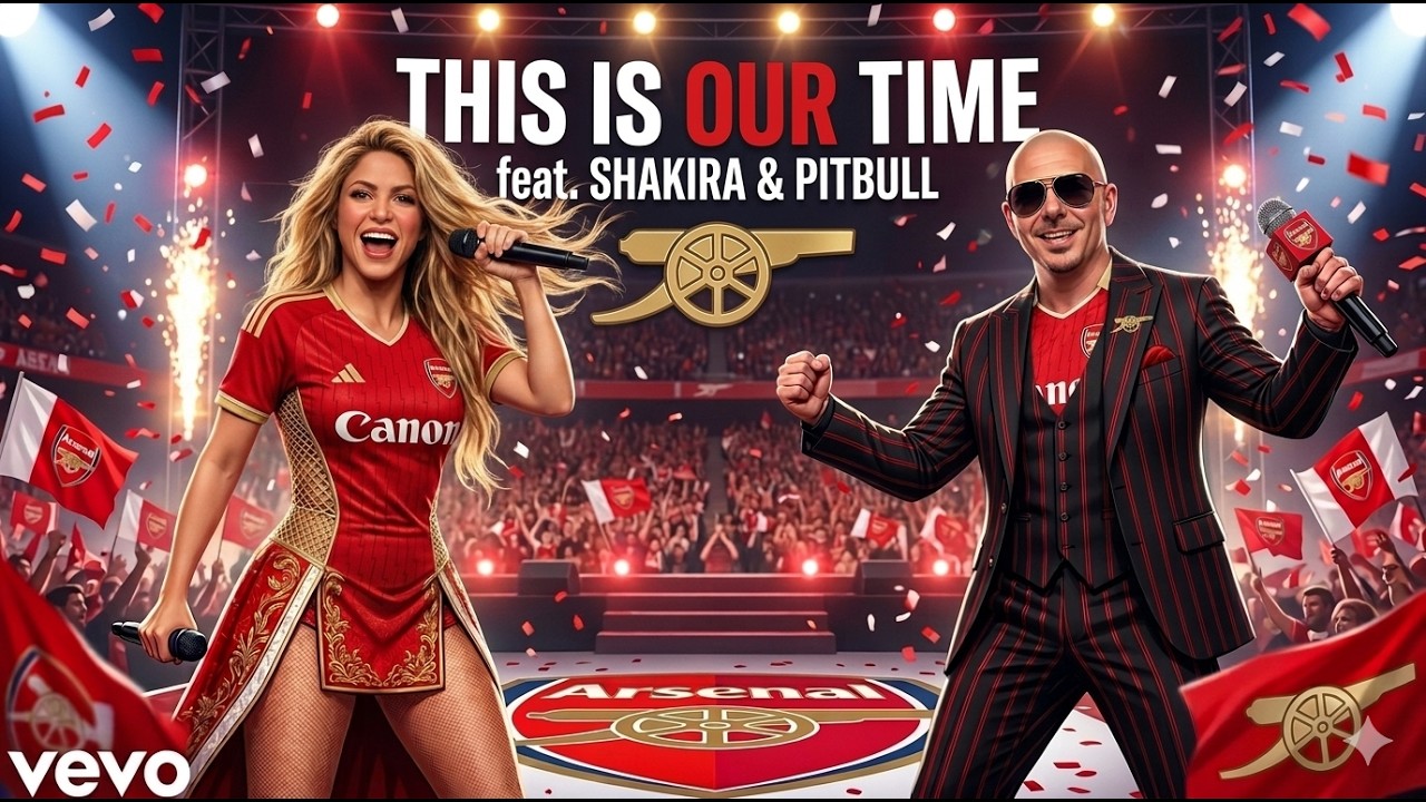 SHAKIRA FT PITBUL_THIS IS  IS OUR TIME (The official Arsenal premier legue celeretion anthem 2026)