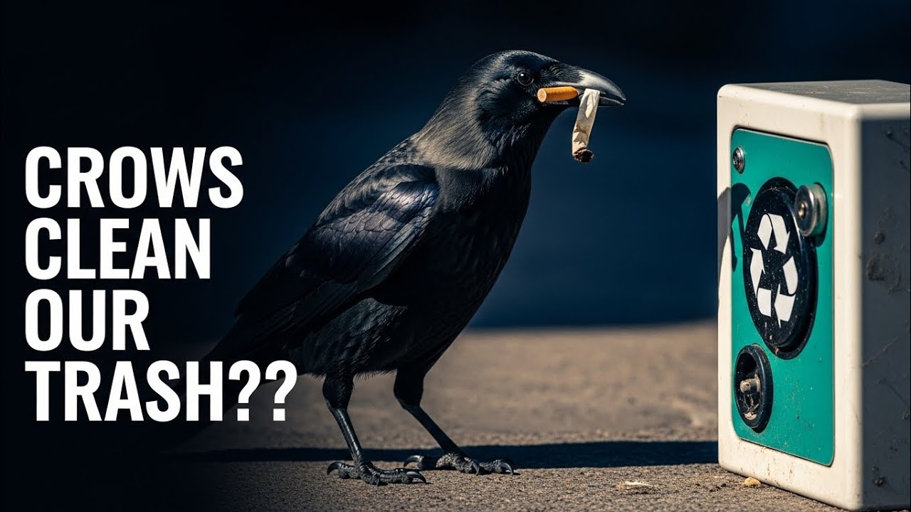 Wild Crows Pick Up Litter for Food &mdash; Sweden&rsquo;s Brilliant Idea