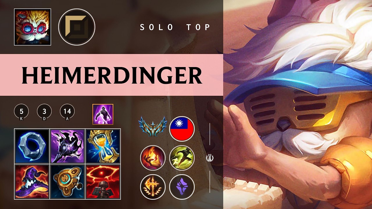 Heimerdinger Top vs Diana - TW Challenger Patch 26.04