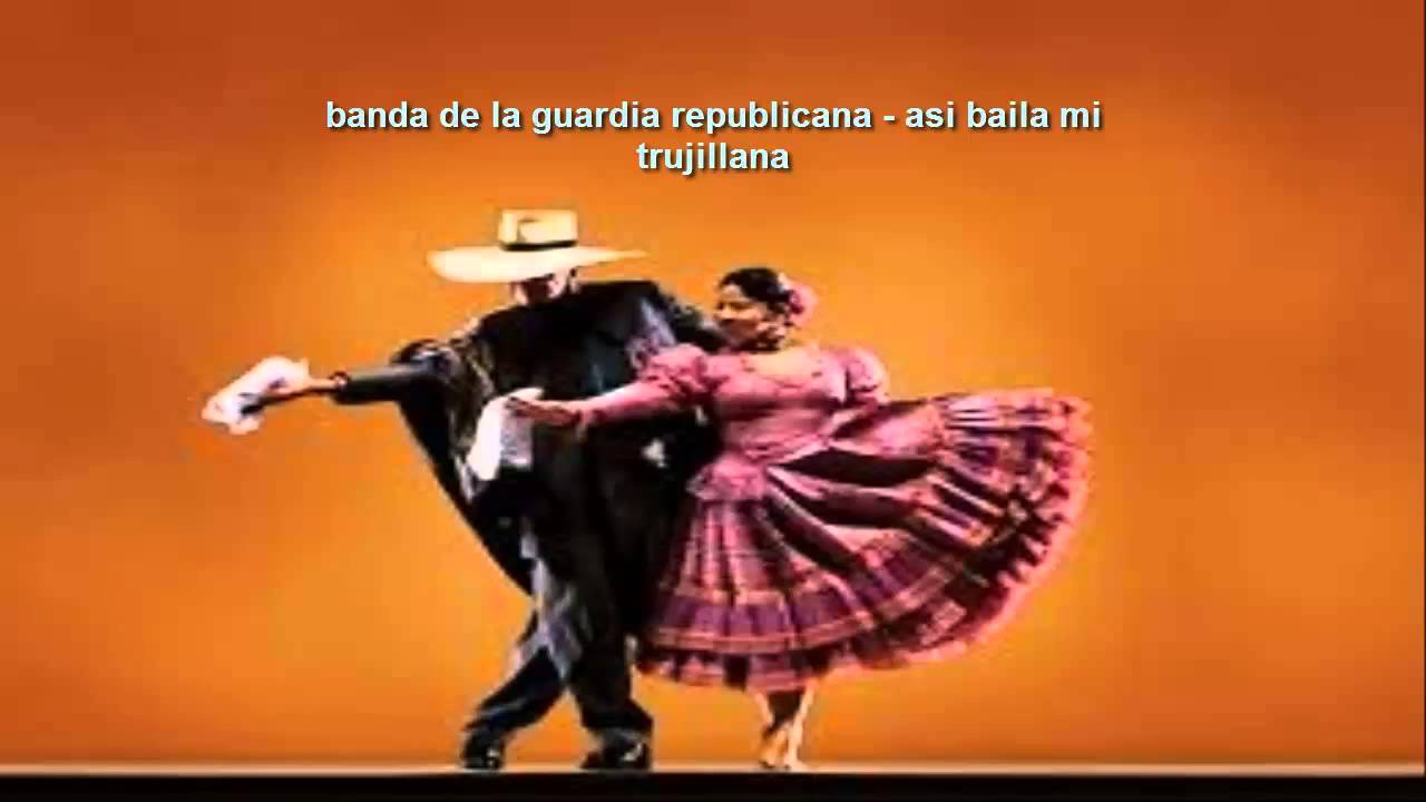 banda de la guardia republicana   asi baila mi trujillana
