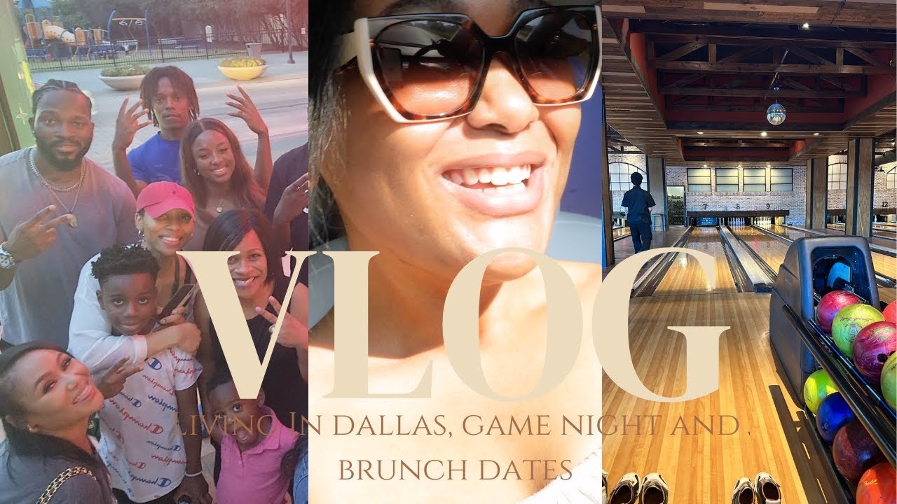 Weekend Vlog | Living in Dallas, Family Game Night in Dallas and Brunch Dates | AMARACHI MUA