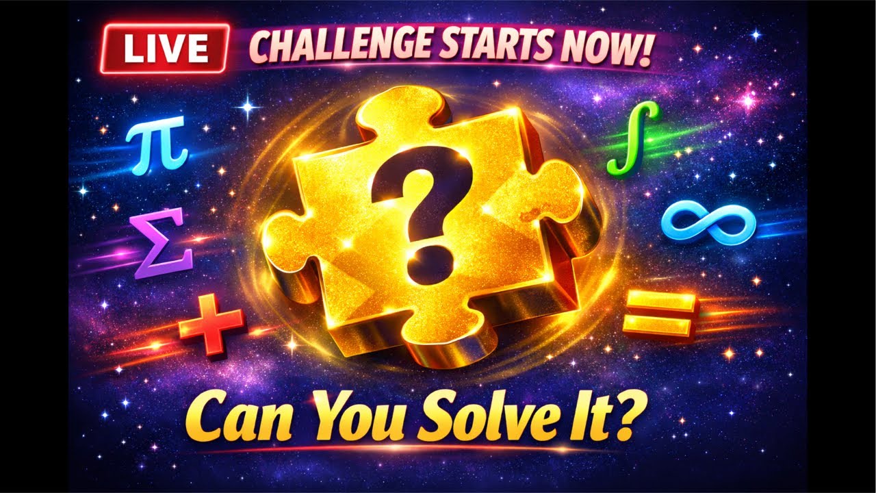 Only Geniuses Can Solve This Circle Math Puzzle 🤯 | Live Brain Teaser Challenge