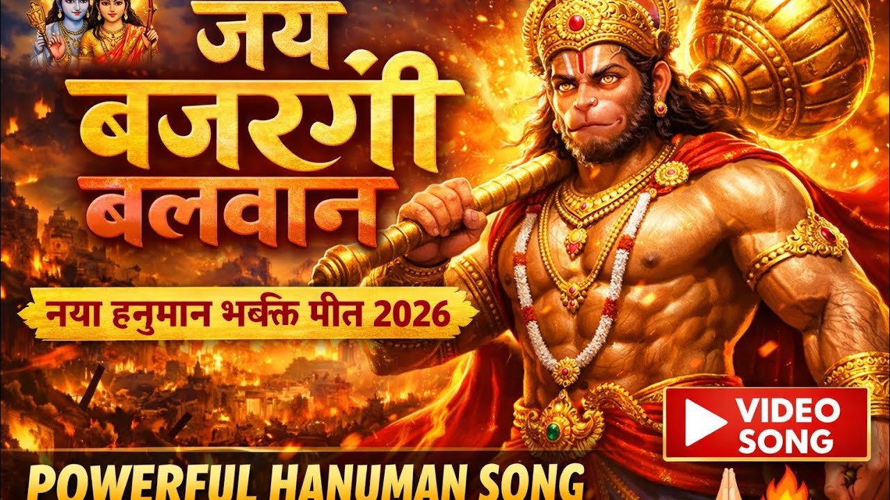 जय बजरंगी बलवान | नया हनुमान भक्ति गीत 2026 | Powerful Hanuman Song #newsong #viral😱