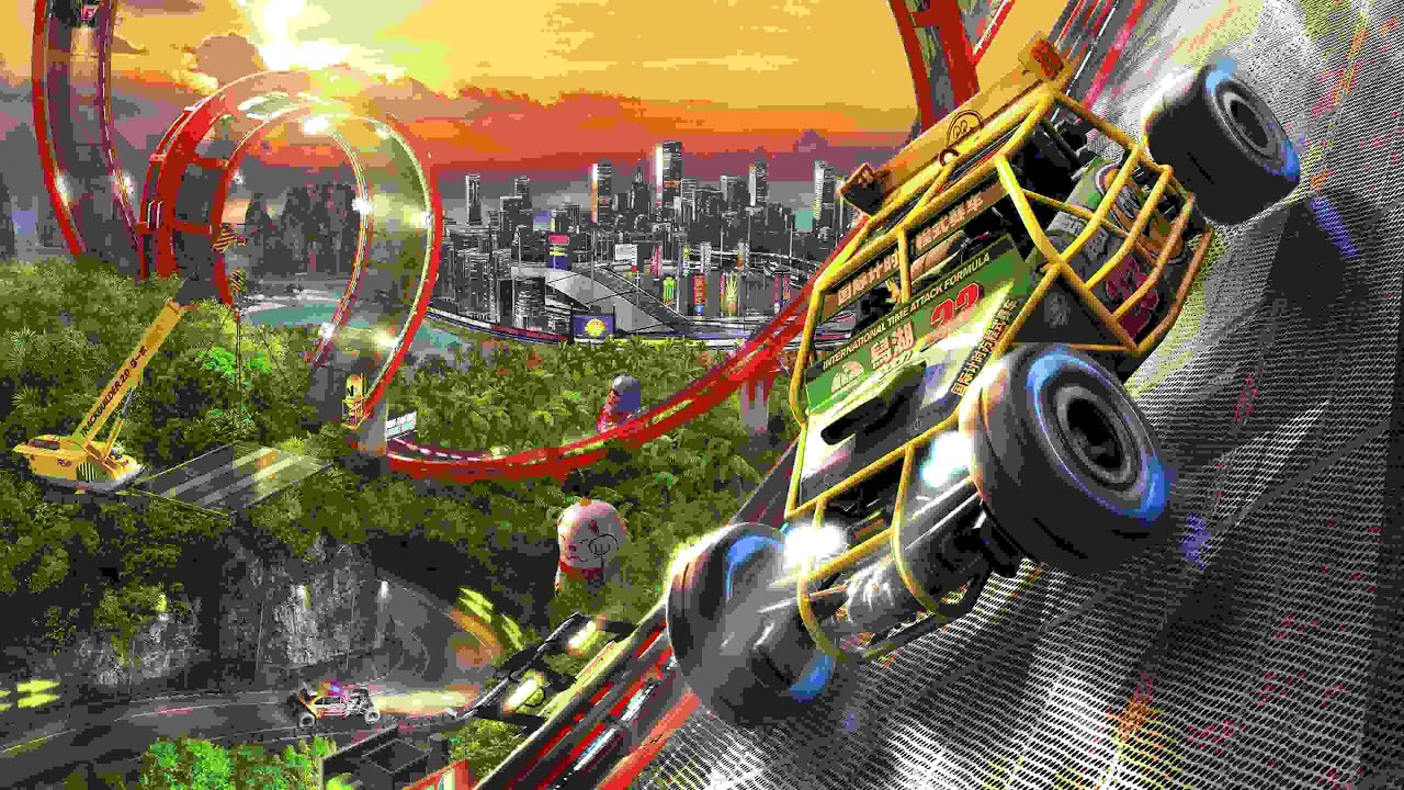 Attempting for Gold Medals in Trackmania Turbo - Canyon Grand Drift [1-4] - Part1 - No Commentary