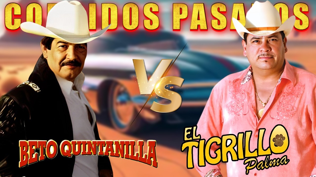 Puros Corridos Pesados Mix Viejos - El Tigrillo Palma vs Beto Quintanilla