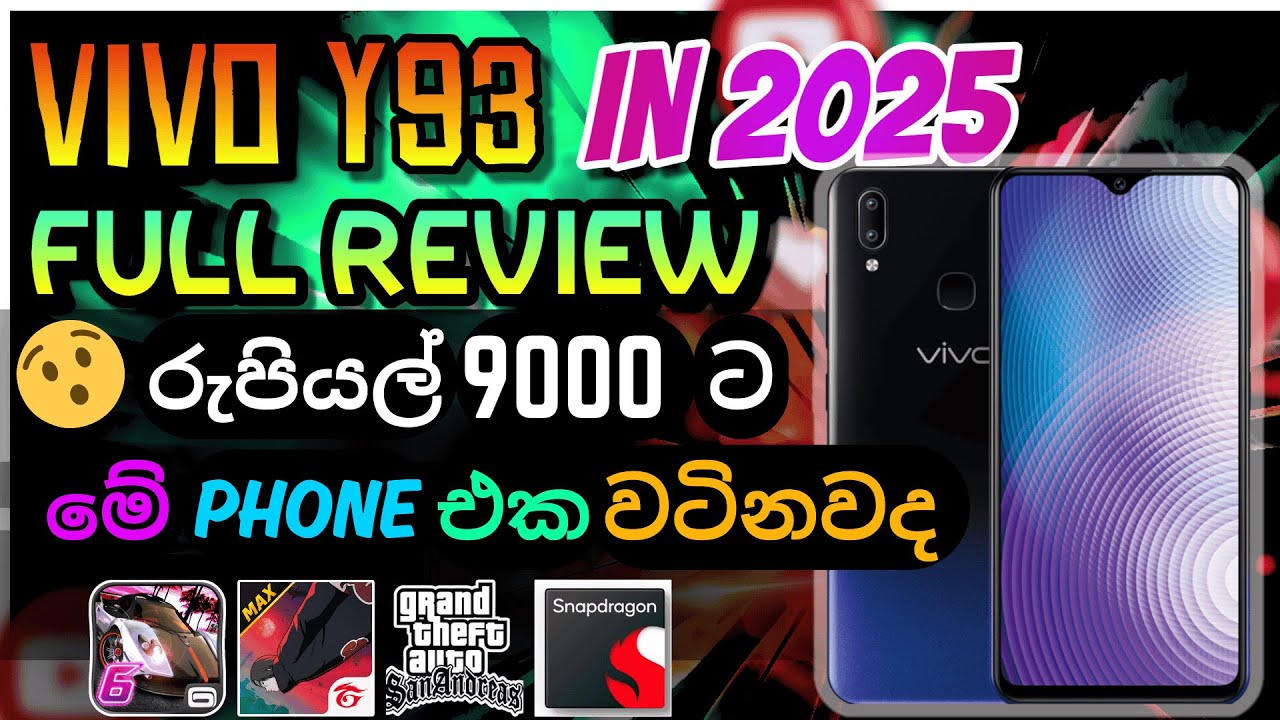 Vivo Y93 Sinhala Review | Vivo Y93 In 2025 | Best Budget Mobile Phone in 2025