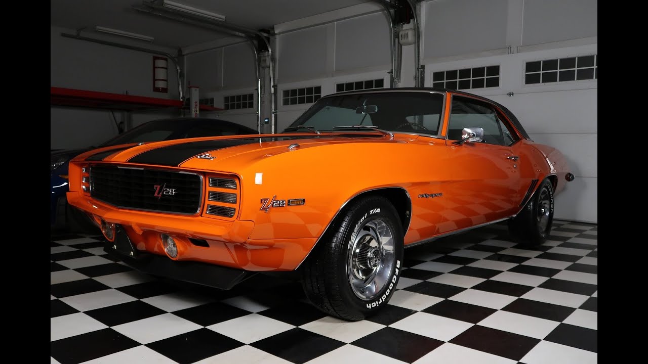 1969 Camaro Z28 Rally Sport Hugger Orange For Sale