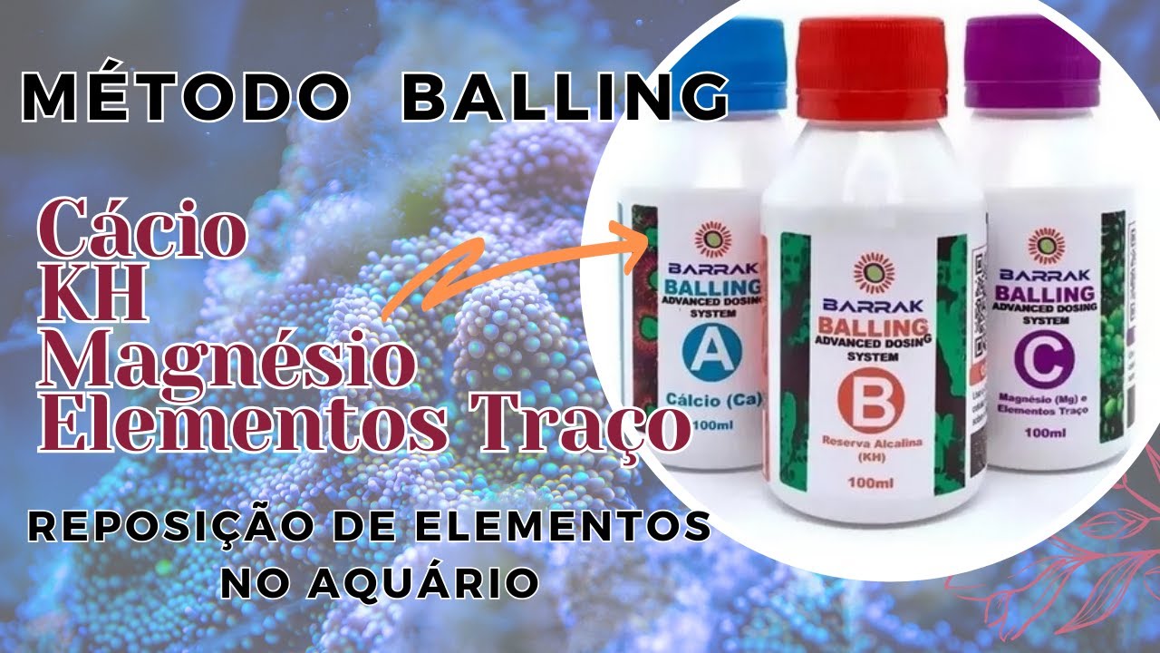 MÉTODO BALLING no meu aquário | Balling Barrak | Elementos de Reposição | Cálcio KH Magnésio Traço