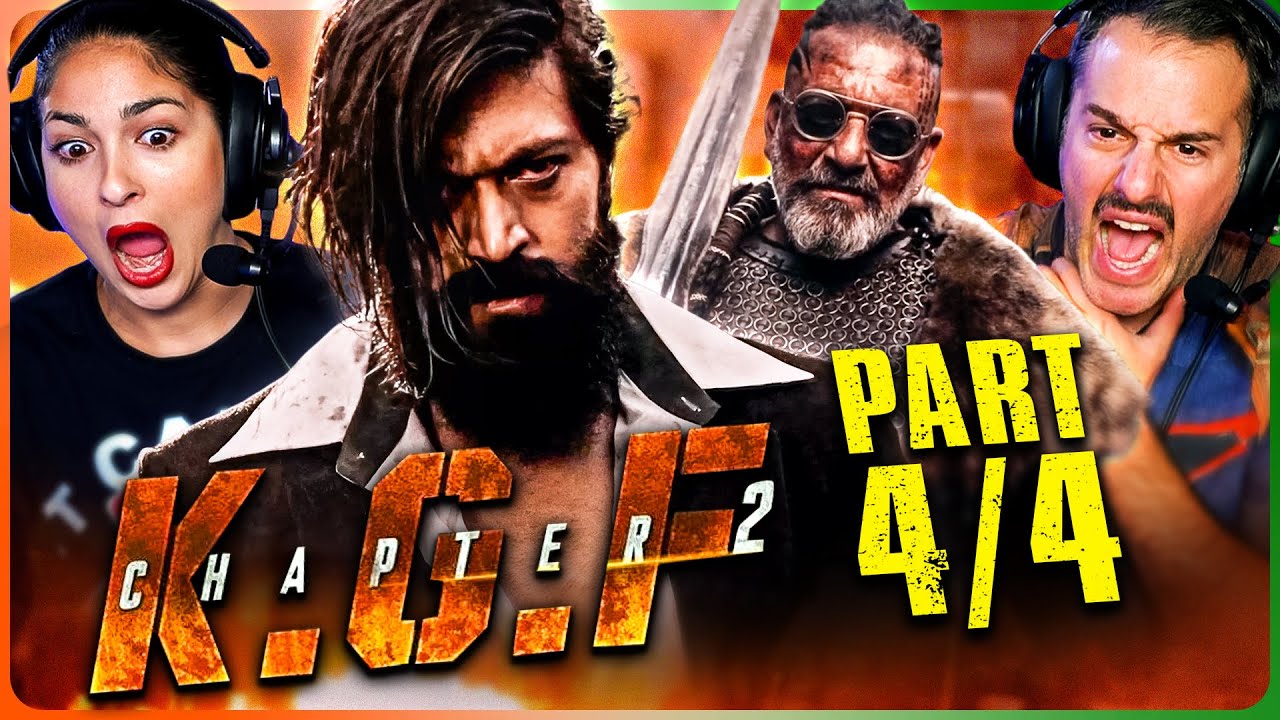 KGF: Chapter 2 Movie Reaction Part 4/4! | Yash | Sanjay Dutt | Raveena Tandon | Srinidhi Shetty