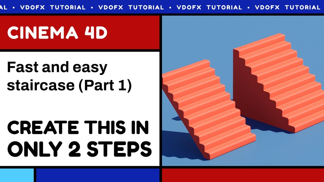 Easy staircase in 1 minute! (Part 1)