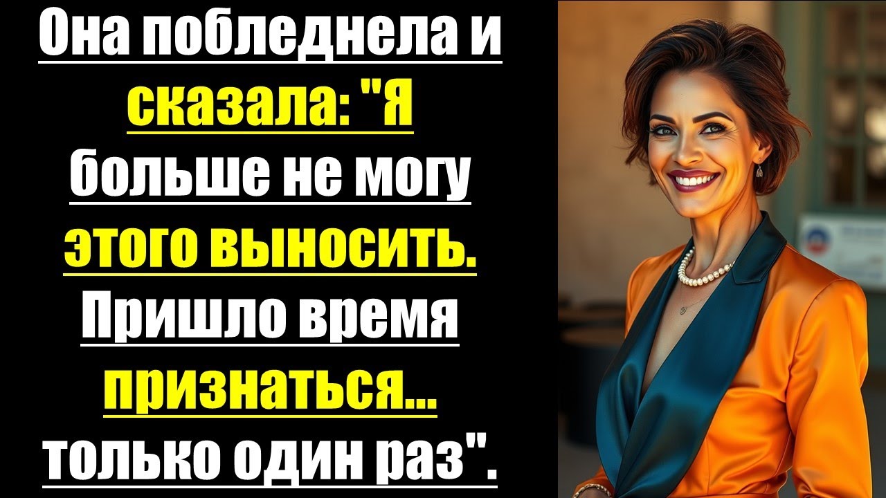 Она побледнела и сказала: 
