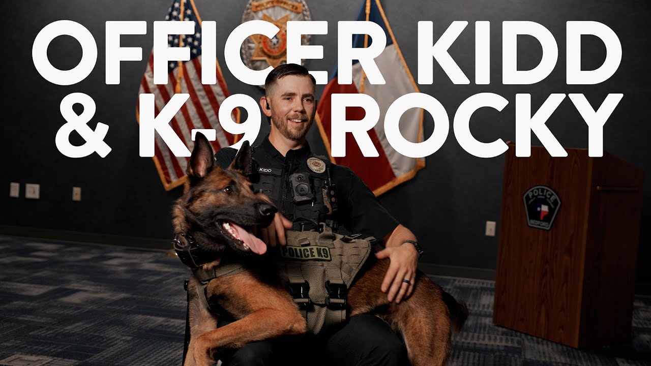Officer Kidd and K-9 Rocky