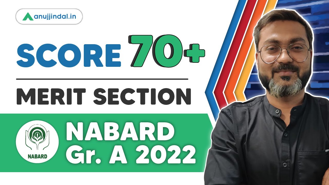 How To Score 70+ in NABARD 2022 | Merit Section NABARD 2022 | NABARD Grade A | NABARD Grade A 2022